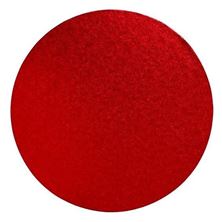 Picture of RED ROUND BOARD CAKE DRUM 30CM OR 12 INCH